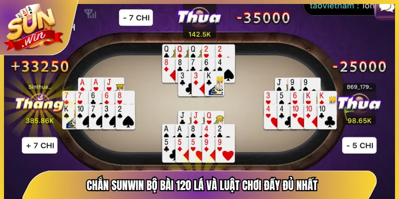 Chắn Sunwin Bộ Bài 120 Lá Và Luật Chơi Đầy Đủ Nhất